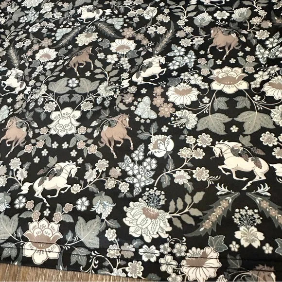 Kerrits Black and Gray Floral Long Sleeve Top - Picture 9 of 14